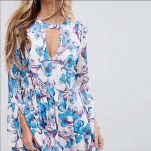 Free People Tegan Printed Mini Dress